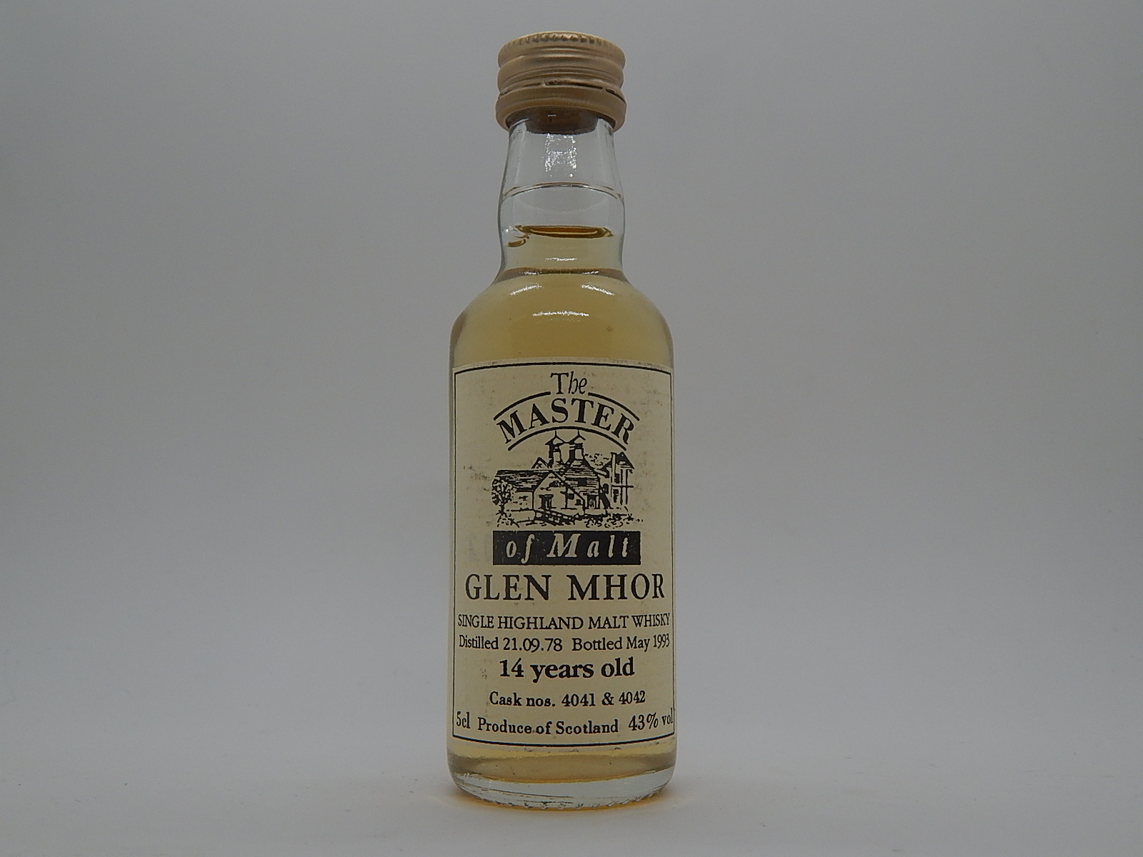 SHMW 14yo 1978-1993 "Master of Malt" 5cl 43%vol